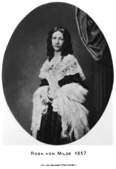 Rosa von Milde in 1857