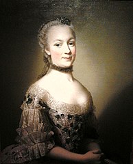 Portrait de Katarzyna Mniszech née Zamoyska.