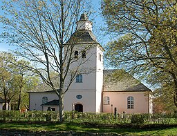 Rudskoga kyrka i april 2012