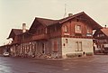 former station building 1981, street side