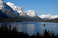 Lac St. Mary et son île Wild Goose Island