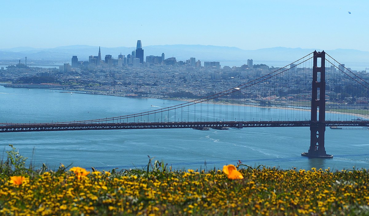 San Francisco from the Marin Headlands