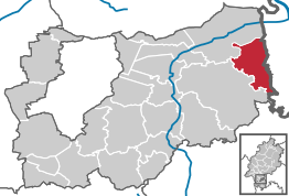 Kaart van Schaafheim