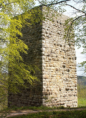 Lookout tower on the site of the former Schalksburg