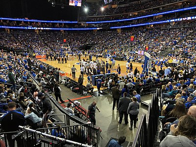 Seton Hall home game at the Prudential Center in Newark, New Jersey. Seton Hall vs. Marquette, Jan. 2020.jpeg