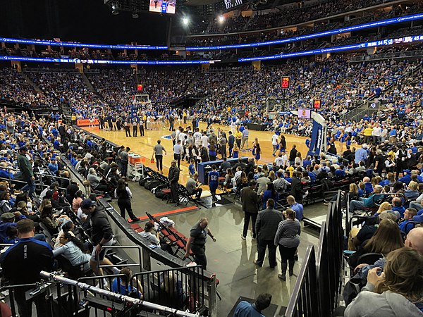 Seton Hall home game at the Prudential Center in Newark, New Jersey.