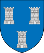 Shield of family de Pompadour.svg
