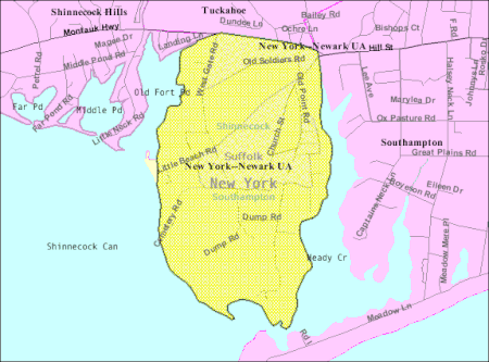 Shinnecock map