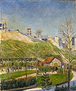 Square Saint-Pierre (construction du Sacre-Coeur) Signac - Square Saint-Pierre, Winter 1883-1884, Inv. 2049.jpg