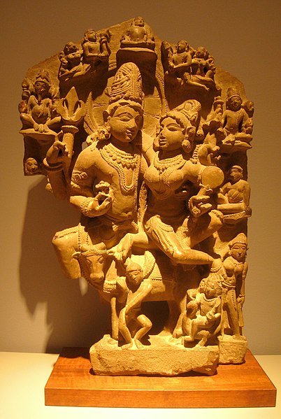 File:Siva and Parvati seated on Nandi, India, 9th-10th century - IMG 1624.JPG