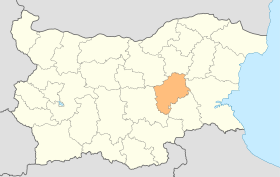 Vendndodhja e provincës në Bullgari