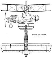 Sopwith 5F.1 Dolphin drawing