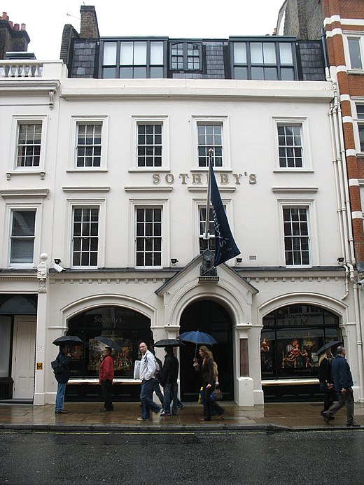 Sotheby's in New Bond Street.