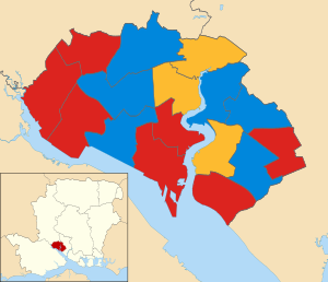 Southampton UK local election 2010 map.svg
