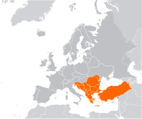 balkan peninsula world map