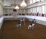 Spectacle dans le Manège espagnol