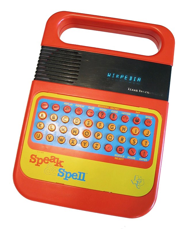 【品質保証HOT】Speak & Spell　Texas Instruments　電子ゲーム　教育玩具　生産終了品　良品専科外国語 英語