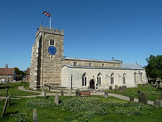 <span class="mw-page-title-main">St Andrew's Church, Aldborough</span> Grade I listed church in North Yorkshire, England