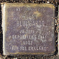 Stumbling block for Robert Blumgart (Eichendorffstrasse 43)