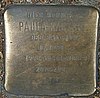 Stolperstein Isestraße 57 (Paula Kaczar) in Hamburg-Harvestehude.JPG