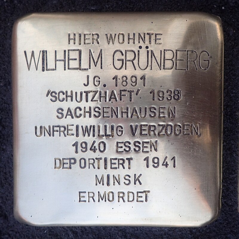 Stolperstein für Wilhelm Grünberg