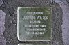 Stolpersteine Holbeinstrasse 40 Ludwig Weiss