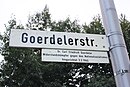 Street sign Goerdelerstraße (named after Dr. Carl Friedrich Goerdelerer) .JPG