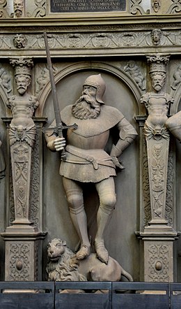 Stuttgart Stiftskirche Grafenstandbilder Figur 06 Eberhard der Greiner.jpg