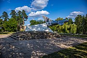 English: Sukhoi Su-7. Minsk, Belarus Беларуская: Су-7. Мінск, Беларусь Русский: Су-7. Минск, Беларусь