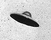 Photograph from purported UFO sighting in Passoria, New Jersey