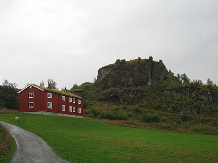 Castle ruins at Sverresborg Folk Museum