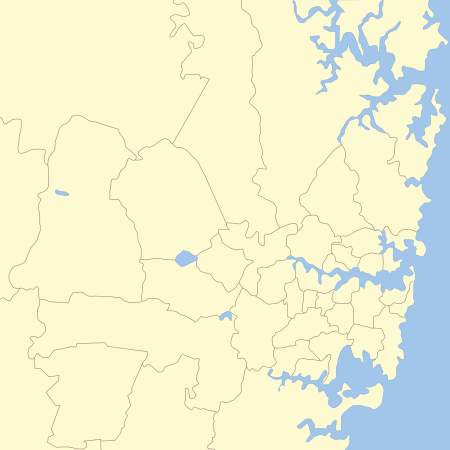 Sydney Areas Map