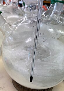 5 kg of distilled pure tantalum ethoxide, showing that it is a solid at 20 degC. Tantalum ethoxide, distilled..jpg