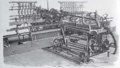 1892年のTextile Mercury newspaperに掲載されたTaylor Langの自動ミュール機