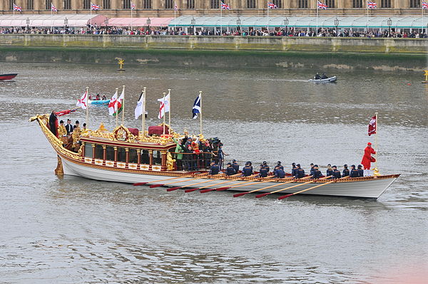 The royal barge Gloriana