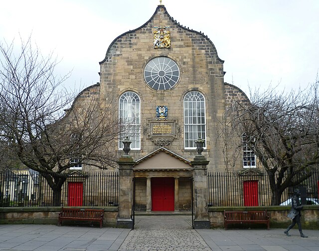 Canongate Kirk, the site of Agnes's burial.