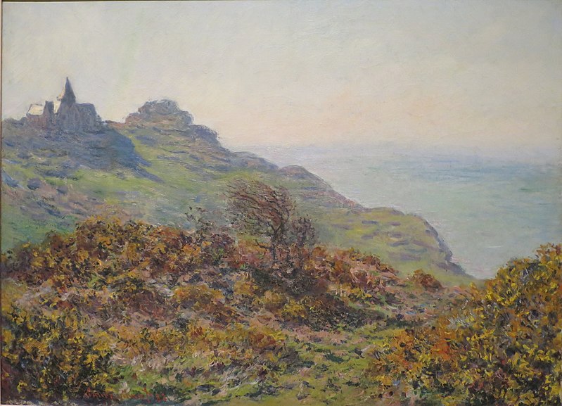 File:The Church of Varengeville and the Gorge of Moutiers Pass by Claude Monet.JPG