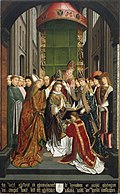 La Kronado de Sankt Romold kiel Episkopo de Dublino, c1490.jpg