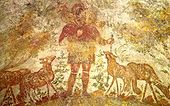 The Good Shepherd, Catacomb of Domitilla (200 CE).jpg