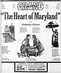 Thumbnail for The Heart of Maryland (1921 film)