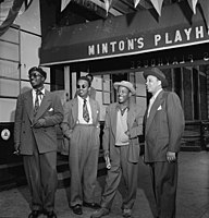 Thelonious Monk, Howard McGhee, Roy Eldridge et Teddy Hill, Minton's Playhouse, New York, N.Y., ca. septembre 1947
