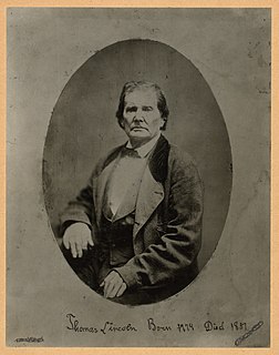 <span class="mw-page-title-main">Thomas Lincoln</span> Father of Abraham Lincoln (1778–1851)