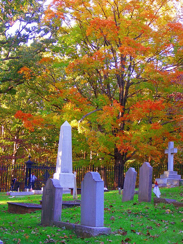 Monticello Family Graveyard, including Thomas Jefferson's gravesite
