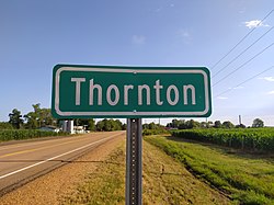 Znak autoceste Thorton Mississippi.jpg