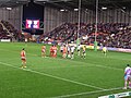 Spiel Tonga gegen die Cookinseln (22:16) bei der Rugby-League-Weltmeisterschaft 2013