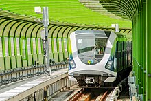 Taichung Metro Green Line testing, September 2020 Train of Taichung MRT.jpg