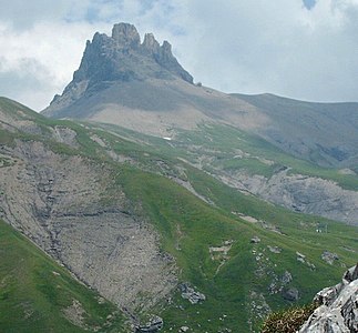 Tschingellochtighorn von Nordwesten (Engstligenalp)