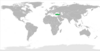Location map for Qatar and Turkey.