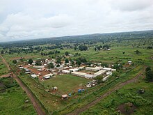 An Aerial view of UN camp in Maridi county U N camp.jpg