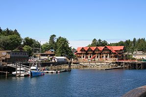 The Ucluelet ferry terminal